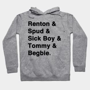 Trainspotting Names Hoodie